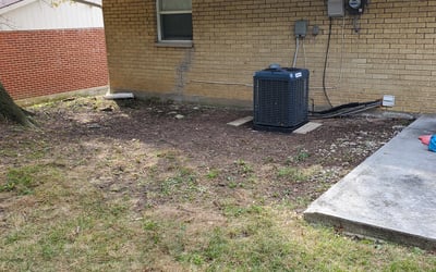 Photo of Nicole S.'s yard after getting landscaping in Cardington, OH
