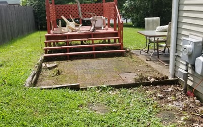 Photo of April M.'s yard after getting landscaping in Coatesville, PA
