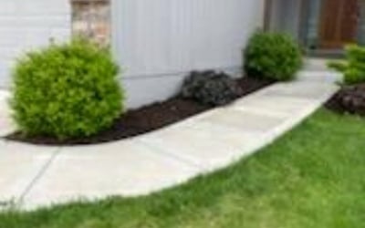Photo of Adam M.'s yard after getting landscaping in Buckner, MO