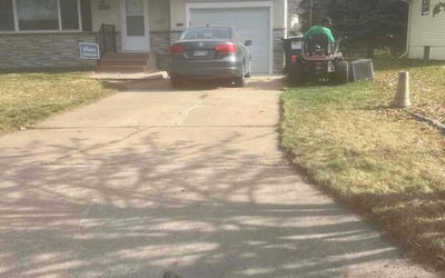 Photo of Matt S.'s yard after getting landscaping in Cambridge, MN