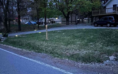 Photo of David R.'s yard after getting landscaping in Orefield, PA