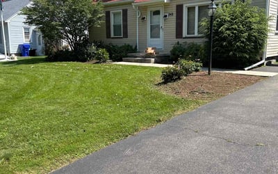 Photo of Michael S.'s yard after getting landscaping in Macedon, NY