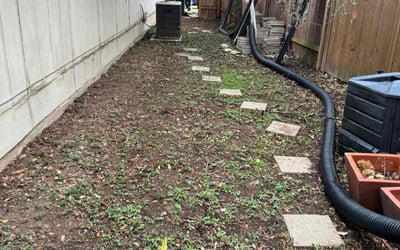 Photo of Annette P.'s yard after getting landscaping in Mc Dade, TX