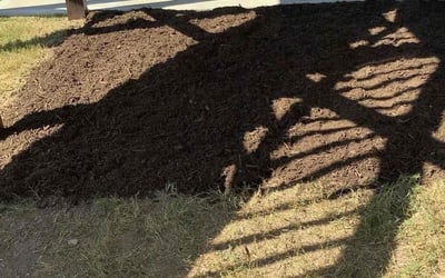 Photo of Katie D.'s yard after getting landscaping in Roxboro, NC