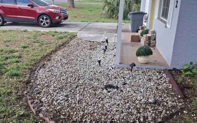 Photo of Jennifer R.'s yard after getting landscaping in Bradenton, FL
