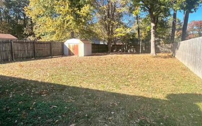 Photo of Sharon J.'s yard after getting landscaping in Norge, VA