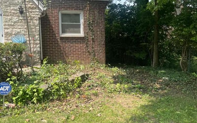 Photo of Rebecca H.'s yard after getting landscaping in Brookville, OH
