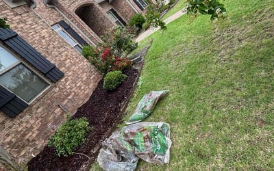 Photo of Suzanne S.'s yard after getting landscaping in Conway, AR