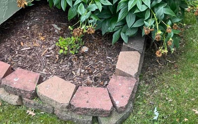 Photo of Andrew H.'s yard after getting landscaping in Parker, KS