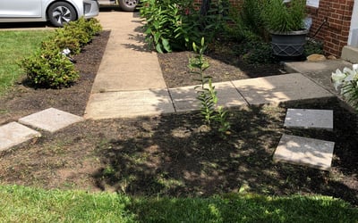 Photo of Jason R.'s yard after getting landscaping in Hume, VA