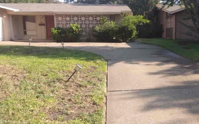 Photo of Rodrigo D.'s yard after getting lawn care in Richardson, TX