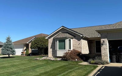Photo of Jessica M.'s yard after getting lawn care in New Baltimore, MI