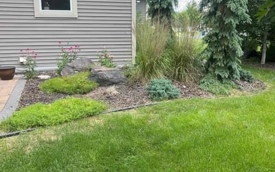 Photo of Randy K.'s yard after getting landscaping in Rosemount, MN