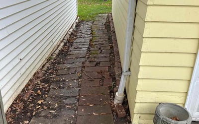 Photo of Jennifer W.'s yard after getting landscaping in Amherst, OH