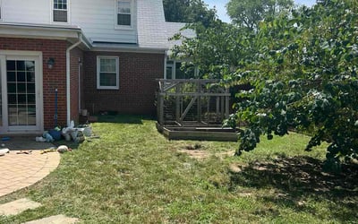 Photo of Robert V.'s yard after getting landscaping in Milford, VA