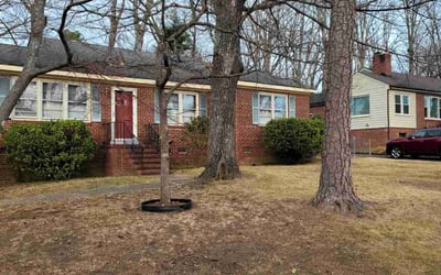 Photo of Mark F.'s yard after getting landscaping in Sussex, VA