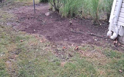 Photo of Frank B.'s yard after getting landscaping in Streetsboro, OH