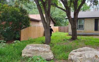 Photo of Charles H.'s yard after getting landscaping in Charlotte, TX