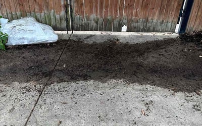 Photo of Jennifer C.'s yard after getting landscaping in Richardsville, VA