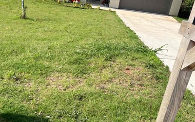 Photo of Danielle H.'s yard after getting landscaping in Weatherford, TX