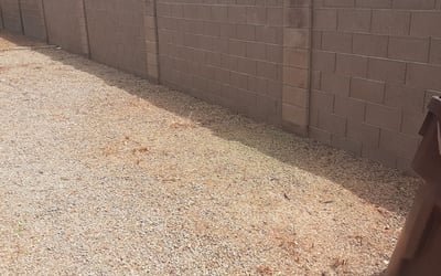 Photo of James M.'s yard after getting landscaping in Stanfield, AZ