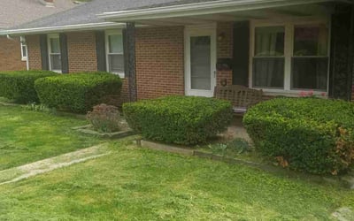 Photo of Karen C.'s yard after getting landscaping in Xenia, OH