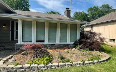 Photo of Aaron D.'s yard after getting landscaping in Breckenridge, MO