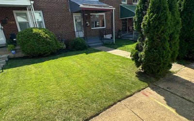 Photo of Michelle A.'s yard after getting lawn care in Windsor Mill, MD