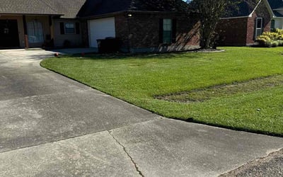 Photo of Spencer M.'s yard after getting lawn care in Prairieville, LA