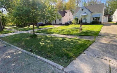 Photo of Mick V.'s yard after getting lawn care in Niles, MI