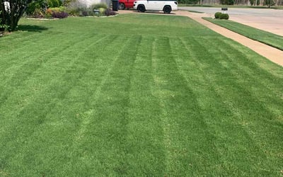 Photo of Art E.'s yard after getting lawn care in Broken Arrow, OK