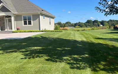 Photo of Janiece G.'s yard after getting lawn care in Cedarburg, WI