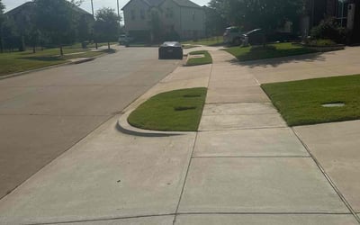 Photo of Zakyrah H.'s yard after getting lawn care in Joliet, IL