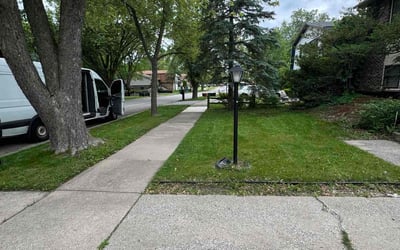 Photo of Joyce H.'s yard after getting lawn care in Richton Park, IL