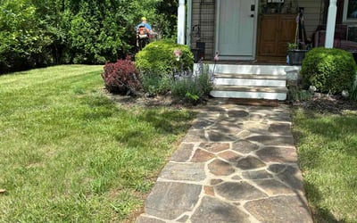 Photo of Marieta D.'s yard after getting lawn care in Berryville, VA