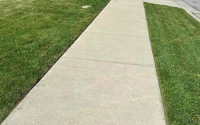 Photo of Kelli D.'s yard after getting lawn care in Garfield Heights, OH