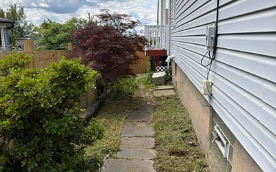Photo of Katherine C.'s yard after getting lawn care in Lowell, MA