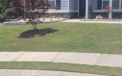 Photo of Judith B.'s yard after getting lawn care in Fredericksburg, VA