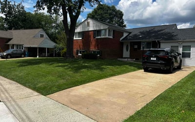 Photo of Cristina S.'s yard after getting lawn care in Binghamton, NY