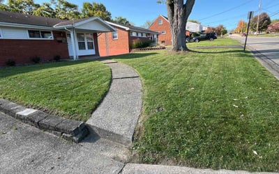 Photo of Joshua W.'s yard after getting lawn care in Cranberry Twp, PA