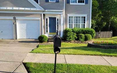Photo of Cachét R.'s yard after getting lawn care in Marshall, NC