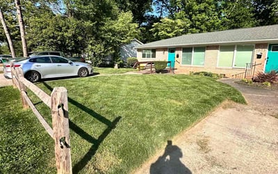 Photo of Kevin L.'s yard after getting lawn care in Charlotte, NC