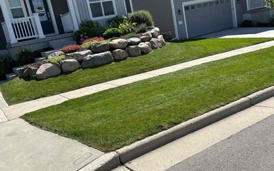 Photo of Sherry C.'s yard after getting lawn care in Verona, WI