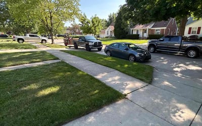 Photo of Mc P.'s yard after getting lawn care in Warrenton, MO