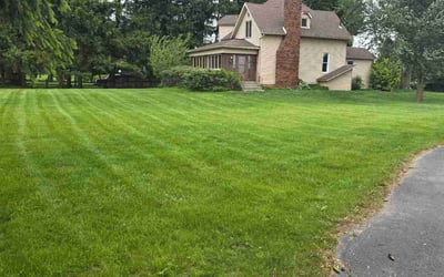 Photo of Alex M.'s yard after getting lawn care in New Haven, IN
