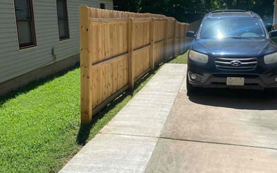 Photo of Daniel S.'s yard after getting lawn care in Pasadena, TX