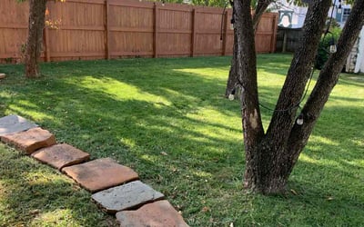 Photo of James O.'s yard after getting lawn care in Lynchburg, VA