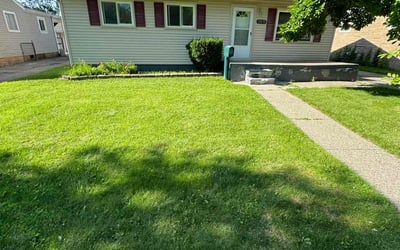 Photo of Antoine T.'s yard after getting lawn care in Warren, MI