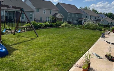 Photo of Danielle E.'s yard after getting lawn care in Hillsborough, NC