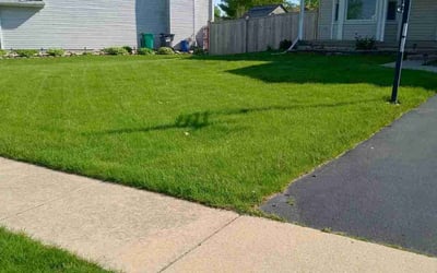 Photo of Colleen T.'s yard after getting lawn care in West Fargo, ND